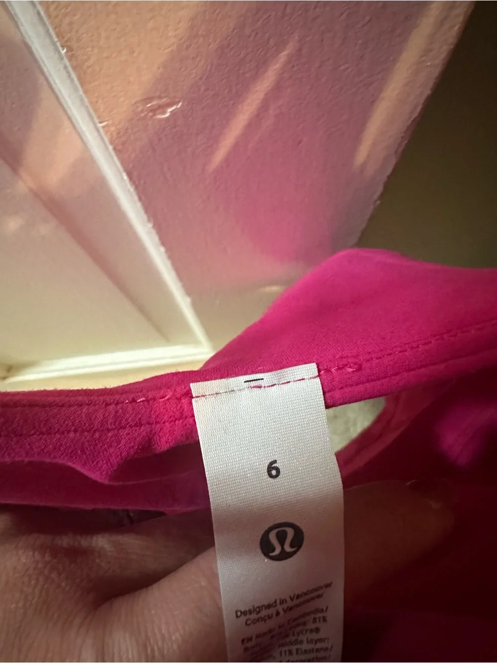 Lululemon Pink Scoop Neck Sleepwear Top